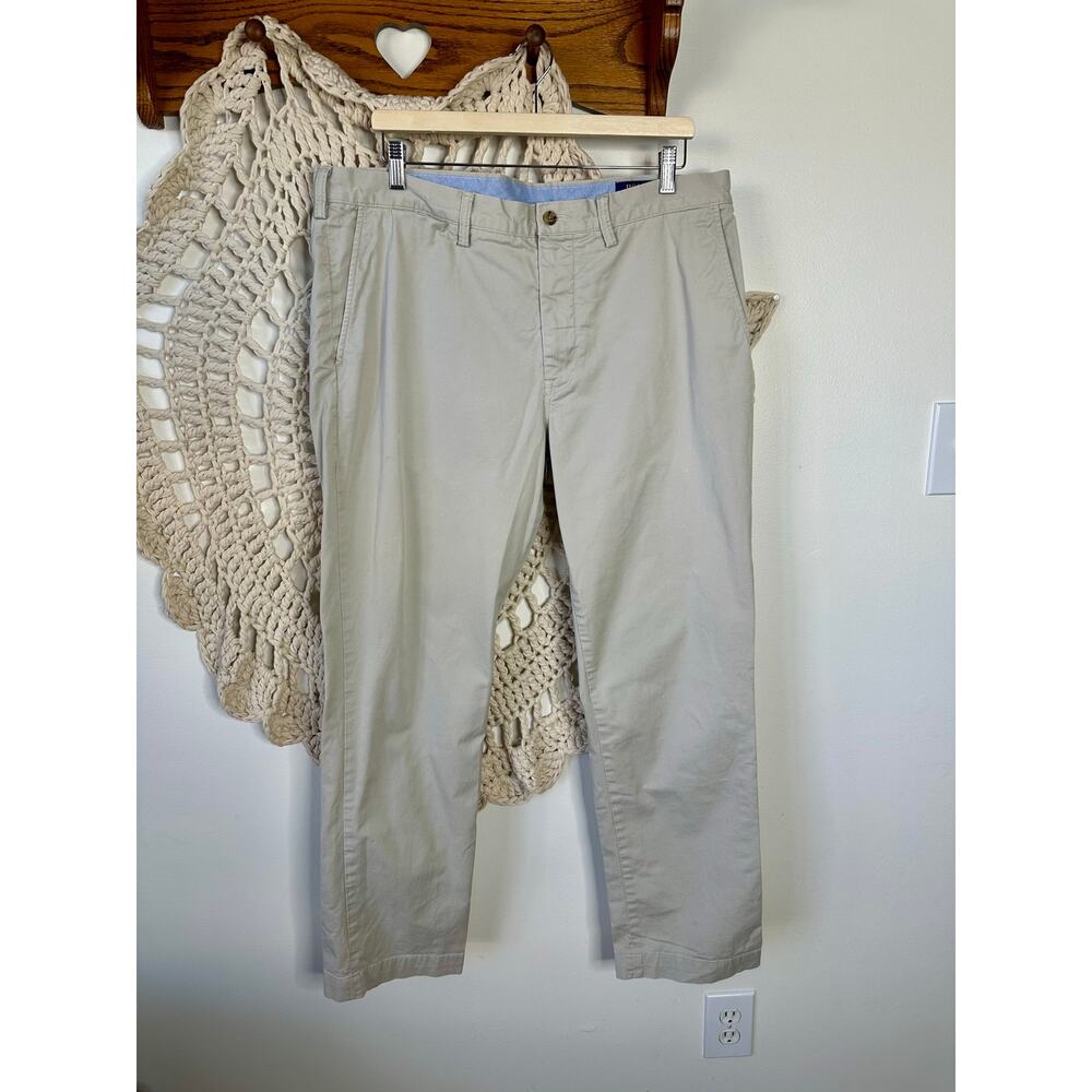 Polo Ralph Lauren Polo Chino Stretch Straight Fit Khaki Pants 38 X 32